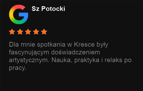 Opinia kursantki o zajęciach artystycznych w pracowni KRESKA w Bielsku-Białej